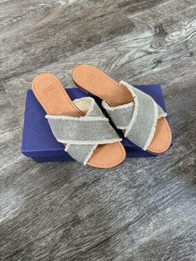 STUART WEITZMAN Edgeway Criss Cross Slides 9